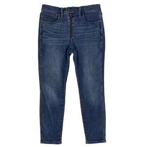 Madewell Womens Jeans 28P Blue 10" Roadtripper Stretch Cropped Casual Trendy